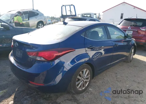 2015 Hyundai Elantra Se из США, поврежденный, VIN 5NPDH4AE6FH572276